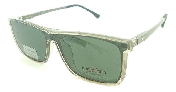 Anteojos Lentes Clip On Noon P17 Receta Marco Flex Polarizad