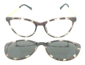Anteojos Clip On 6817 Pin Up Lentes Polarizado Uv Receta - Imagen 4