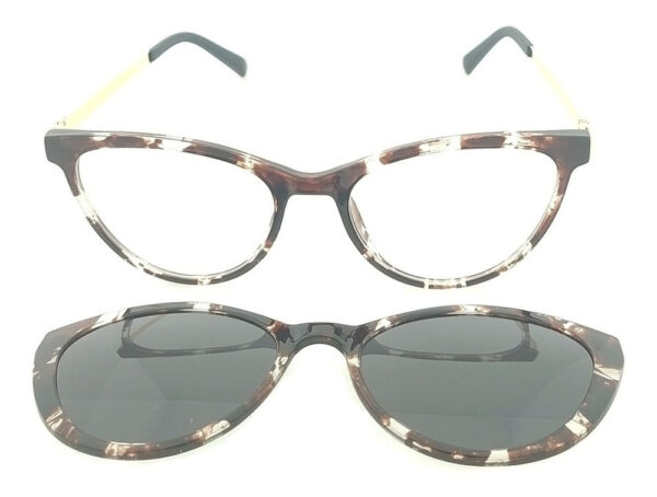 Anteojos Clip On 6817 Pin Up Lentes Polarizado Uv Receta - Imagen 4