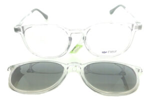 Anteojos Clip On Fleur 285 Receta Polarizado Uv Lentes Mujer - Imagen 3