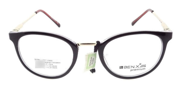 Lentes Anteojos Marcos Benx 1787 Tr90 Metal Flex Receta Moda - Imagen 17