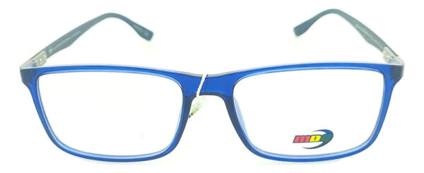 Anteojos Armazon Mdq T42 Lentes Carbono Tr90 Receta Marco Azul - Imagen 3
