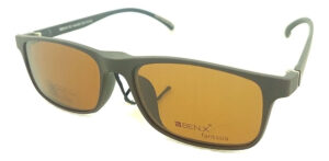 Anteojos Lentes Clip On Benx 923 Receta Polarizado Uv Moda