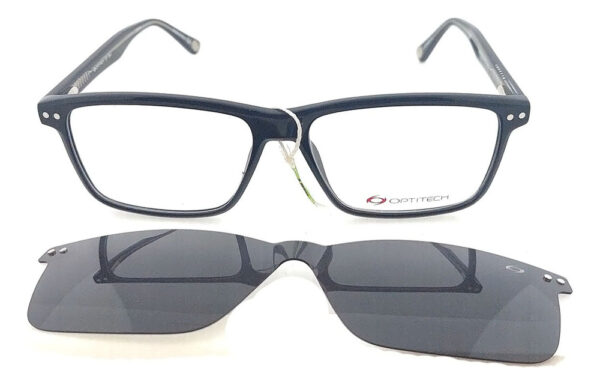 Anteojos Lentes Optitech 564 Clip On Polarizado Receta Flex - Imagen 18