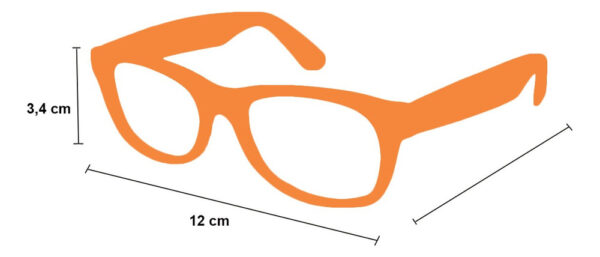 Anteojos Lentes Benx 391 Quevedo Sin Patillas Receta Bolsil - Imagen 12