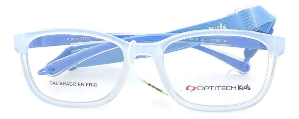 Anteojos Lentes Optitech K071 Chicos Receta Niños Flex Armaz - Imagen 21