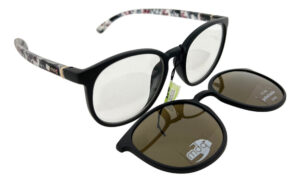 Anteojos Marcos Clip On Mdq Anut Receta Polarizados Uv Lente