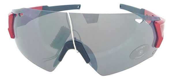 Anteojo De Sol Deportivo Optitech 256 Envolvente Lentes Uv - Imagen 3