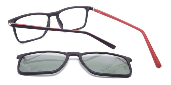 Anteojos Lentes Clip On Marcos Receta 7001 Polarizado Uv - Imagen 17