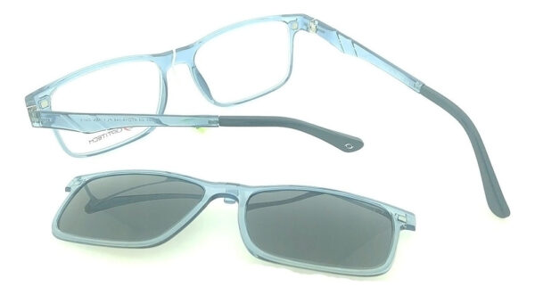 Lentes Clip On Optitech 593 Anteojos Receta Polarizados Uv - Imagen 11