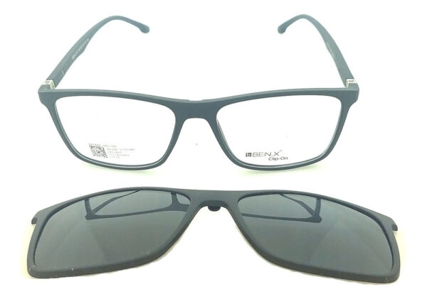 Anteojos Clip On Lentes Benx 925 Sol Polarizado Receta Moda - Imagen 3