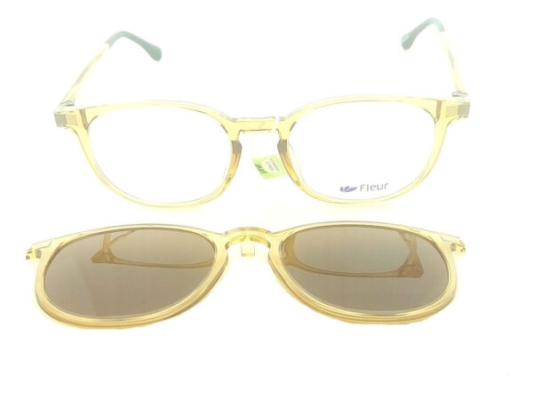 Anteojos Clip On Fleur 285 Receta Polarizado Uv Lentes Mujer - Imagen 10