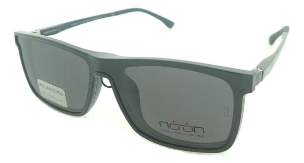 Anteojos Lentes Clip On Noon P17 Receta Marco Flex Polarizad - Imagen 9