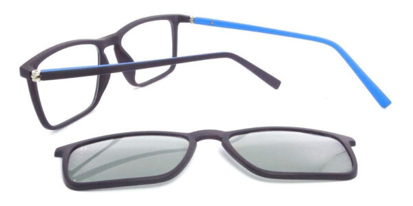 Anteojos Lentes Clip On Marcos Receta 7001 Polarizado Uv - Imagen 11