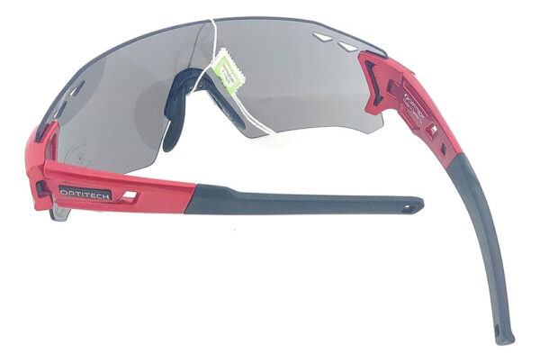 Anteojo De Sol Deportivo Optitech 256 Envolvente Lentes Uv - Imagen 4