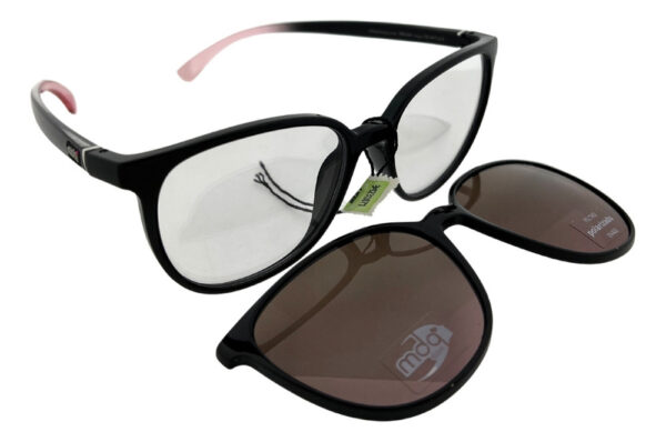 Anteojos Lentes Mdq Clip On Berlian Polarizado Receta Mujer - Imagen 39