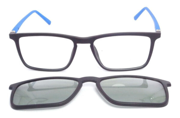 Anteojos Lentes Clip On Marcos Receta 7001 Polarizado Uv - Imagen 10