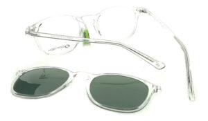 Anteojos Clip On Optitech 557 Polarizado Receta Uv Lentes - Imagen 17