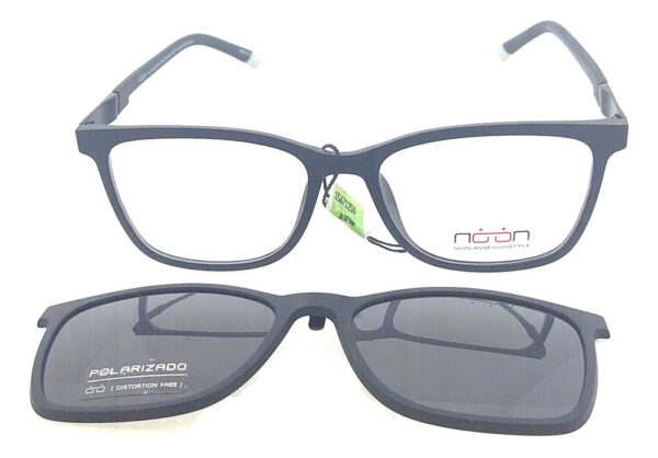 Anteojos Lentes Clip On Noon 08 Polarizado Uv Receta Armazon - Imagen 11