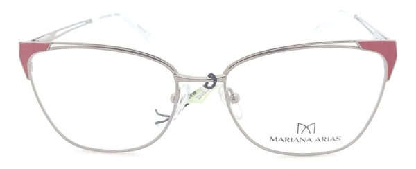 Anteojos Lentes Mariana Arias 359 Armazon Receta Metal Flex - Imagen 4