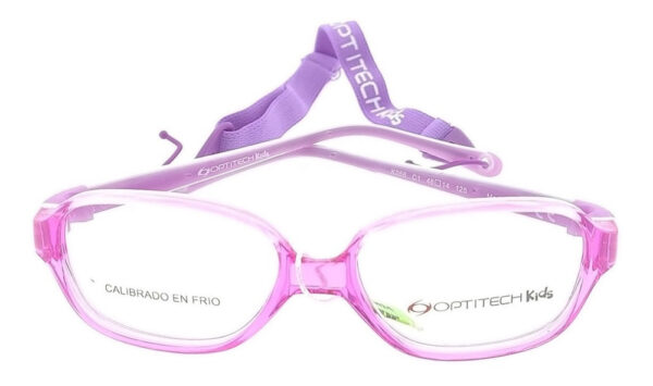 Lentes Anteojos Optitech K056 Marcos Receta Chicos Flex Moda - Imagen 11
