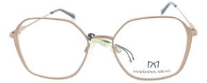 Anteojos Lentes Mariana Arias 370 Receta Metal Hexagonal Gaf - Imagen 10