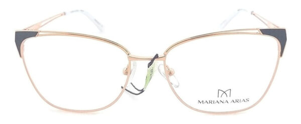 Anteojos Lentes Mariana Arias 359 Armazon Receta Metal Flex - Imagen 17