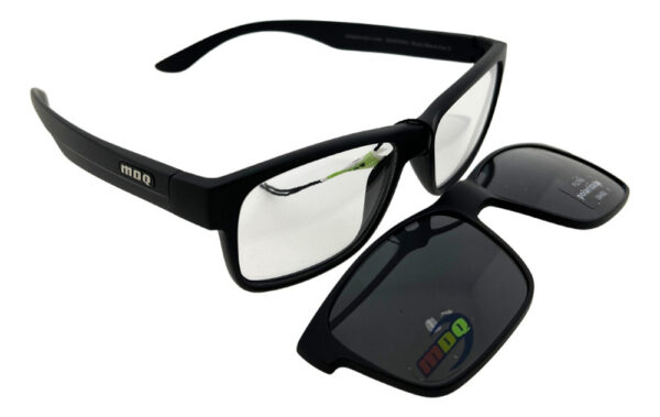 Marco Lentes Clip On Mdq Qiantang Polarizado Uv Receta Moda - Imagen 37