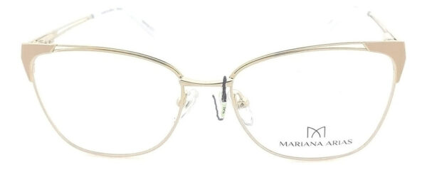Anteojos Lentes Mariana Arias 359 Armazon Receta Metal Flex - Imagen 11