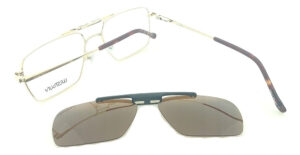 Anteojo Lentes Clip On Westbury 3118 Polarizado Uv Metal Fle - Imagen 4