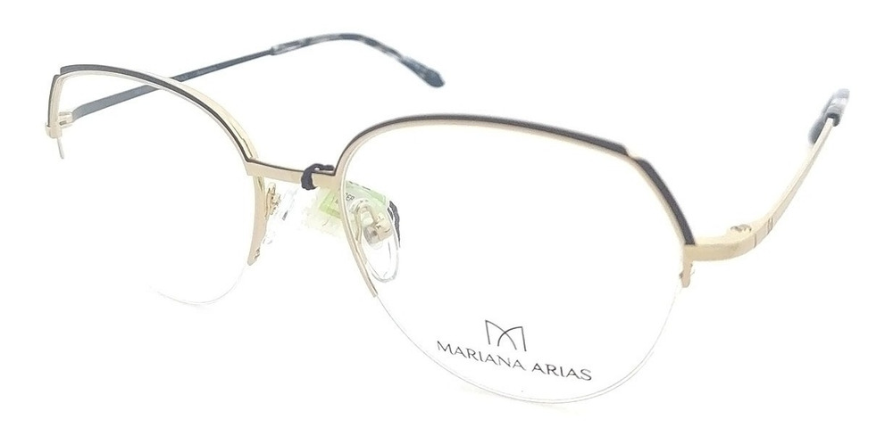 Anteojos Marcos Mariana Arias 361 Lentes Metal Ranurado Rece
