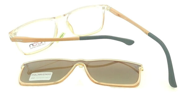 Anteojos Lentes Clip On Noon P17 Receta Marco Flex Polarizad - Imagen 25