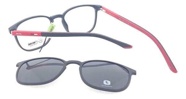 Anteojos Lentes Clip On Dynamo 160 Receta Polarizado Uv Flex - Imagen 26