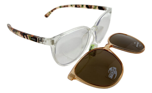 Anteojos Lentes Mdq Clip On Berlian Polarizado Receta Mujer - Imagen 12