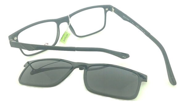 Lentes Clip On Optitech 593 Anteojos Receta Polarizados Uv - Imagen 4