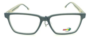 Anteojos Lentes Mdq Z03 Armazon Receta Tr90 Gafas Marcos Gris Oscuro - Imagen 3