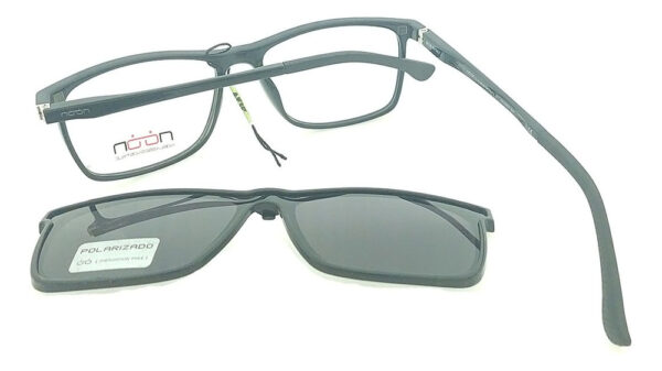 Anteojos Lentes Clip On Noon P17 Receta Marco Flex Polarizad - Imagen 11