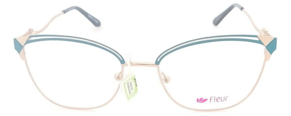 Anteojos Lentes Marcos Fleur 270 Metal Receta Flex Armazon - Imagen 11