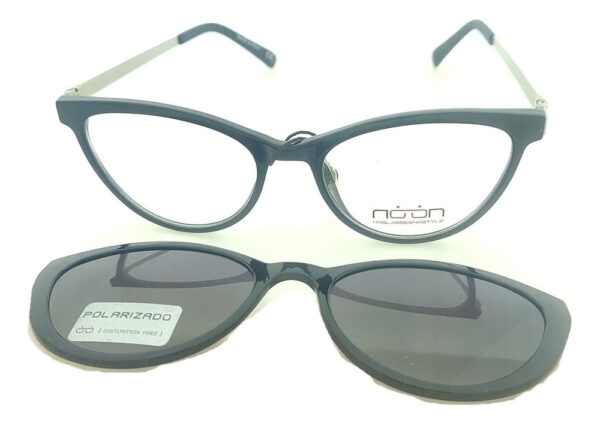 Anteojos Lentes Clip On Noon P12 Receta Polarizado Uv Marcos - Imagen 17