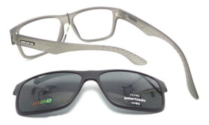 Anteojos Lentes Clip On Mdq Tahan Marco Receta Polarizado Uv - Imagen 48