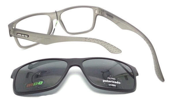 Anteojos Lentes Clip On Mdq Tahan Marco Receta Polarizado Uv - Imagen 49