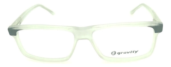 Anteojos Lentes Gravity Felipe Armazon Acetato Flex Receta Blanco Mate-negro - Imagen 3