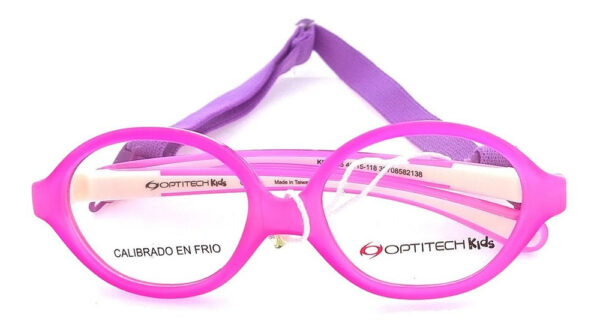 Anteojos Lentes Optitech Kids K067 Armazon Receta Goma Flex - Imagen 23