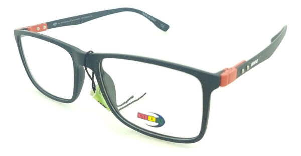 Anteojos Armazon Mdq T42 Lentes Carbono Tr90 Receta Marco Negro Mate