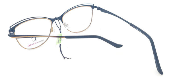 Lentes Marcos Teresa Calandra P40m Anteojos Receta Metal Gaf - Imagen 5