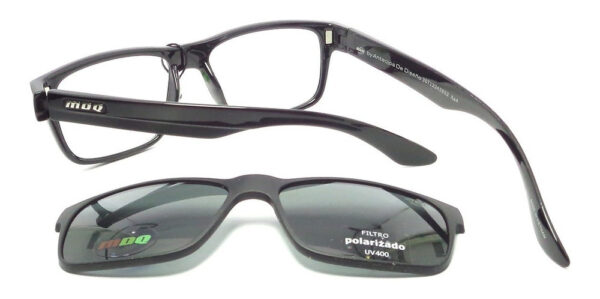 Marco Lentes Clip On Mdq Qiantang Polarizado Uv Receta Moda - Imagen 21