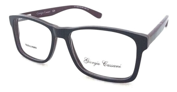 Anteojos Lentes Giorgio Cassani 329 Acetato Flex Receta Clas - Imagen 23