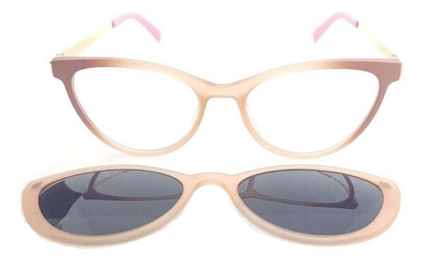 Anteojos Clip On 6817 Pin Up Lentes Polarizado Uv Receta - Imagen 11