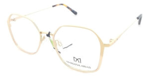 Anteojos Lentes Mariana Arias 370 Receta Metal Hexagonal Gaf - Imagen 15