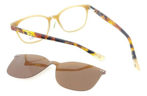 Anteojos Lentes Clip On Fleur 265 Polarizado Uv Receta Flex - Imagen 12
